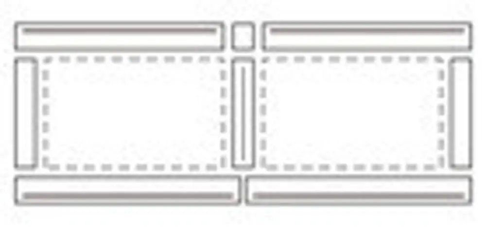 Vaillant-Indach-Grundset-nebeneinander-fuer-2-x-Kollektor-VFK-horizontal-0020102387 gallery number 1